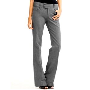 NWOT Banana Republic Size 4 Sloan Stretch Flare Navy Micro-pinstripe Trouser